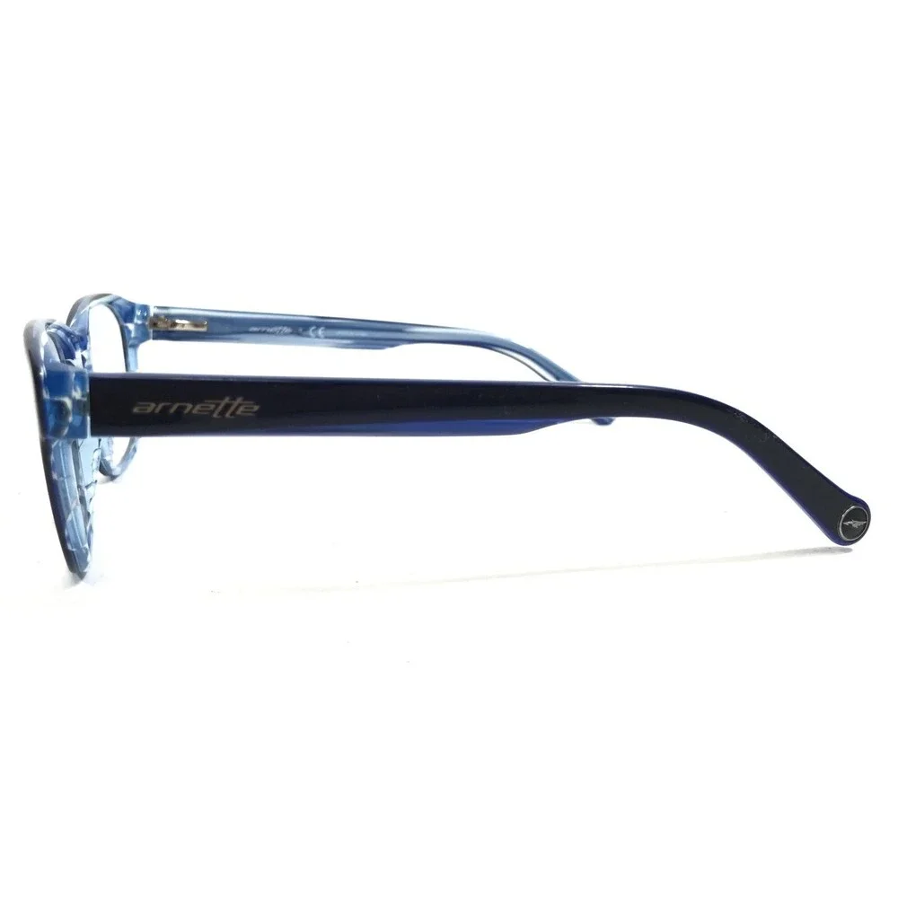 Arnette Eyeglasses Frames 7081 1156 SELECTOR Black Blue Square 52-19-140